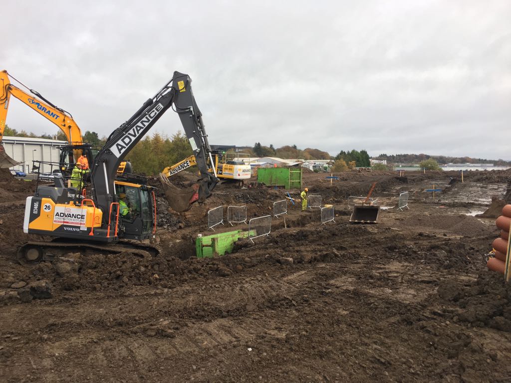 Featured image for “Groundwork continues at East Kilbride development”