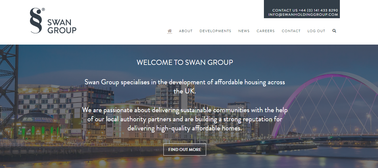 Featured image for “Swan Group gets exciting website refresh”
